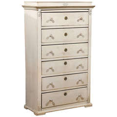 Painted Swedish Tall Chest 2