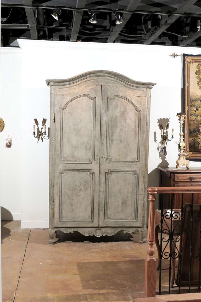 French Painted 19th Century Armoire