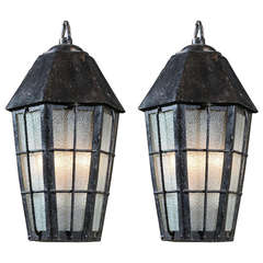 Pair of Iron Lanterns