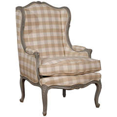 Painted 19th Century Bergere