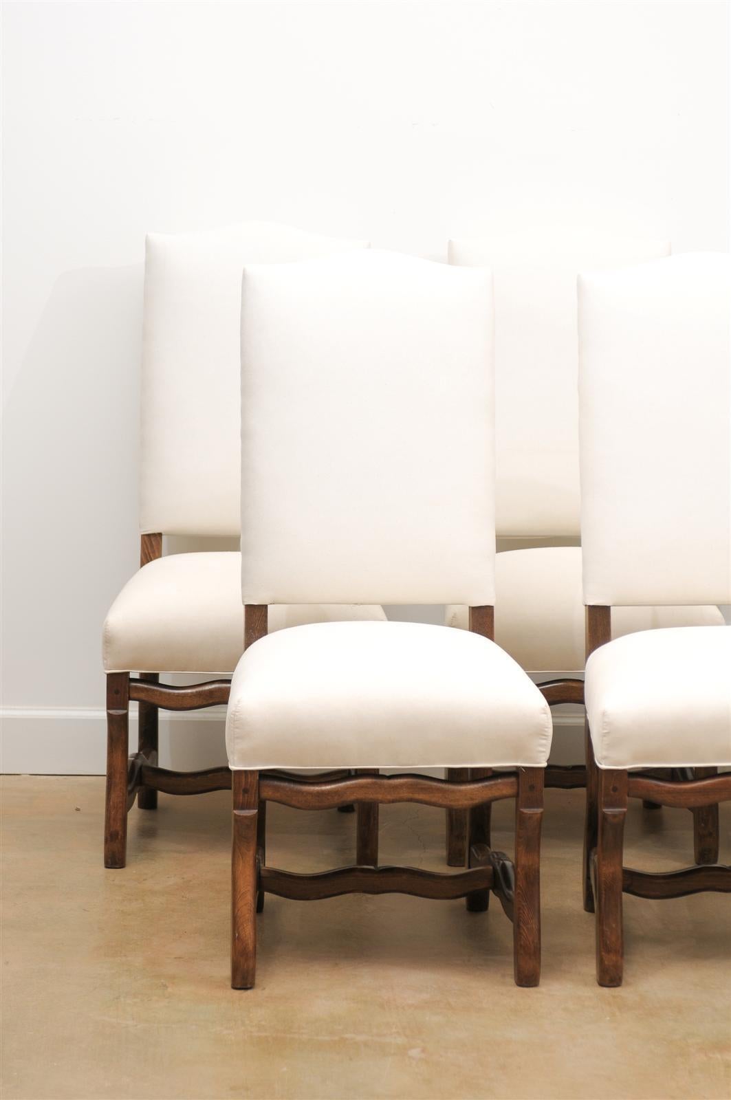 19th Century Set of Eight Os De Mouton Dining Chairs