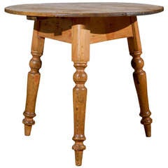 English Pine Cricket Table