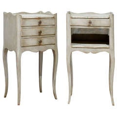 Pair of Painted Chevet Tables