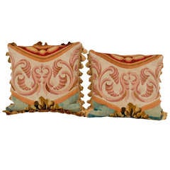 Pair of Aubusson Pillows 10