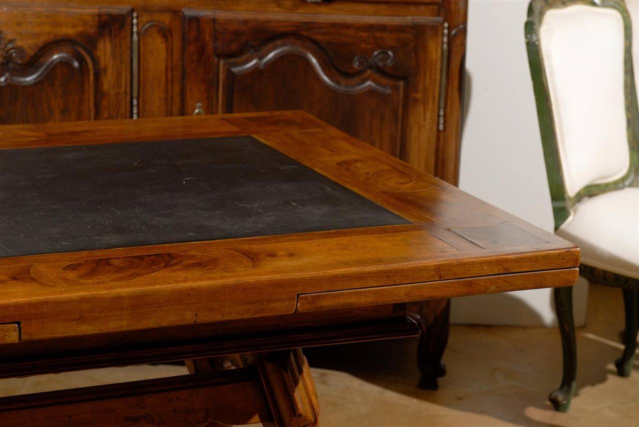 19th Century Walnut Draw-Leaf Table 5