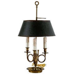 19th Century Brass Bouilotte Lamp