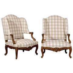 Pair of French Regence Style Confessionals