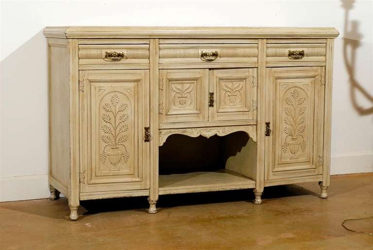 Painted Eastlake Sideboard from England at 1stDibs
