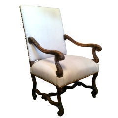 Antique 19th Century Spanish Chair and Matching Settee