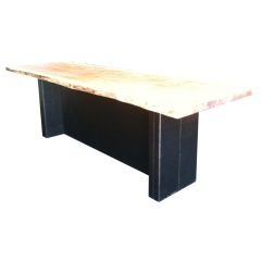 organic edge redwood table