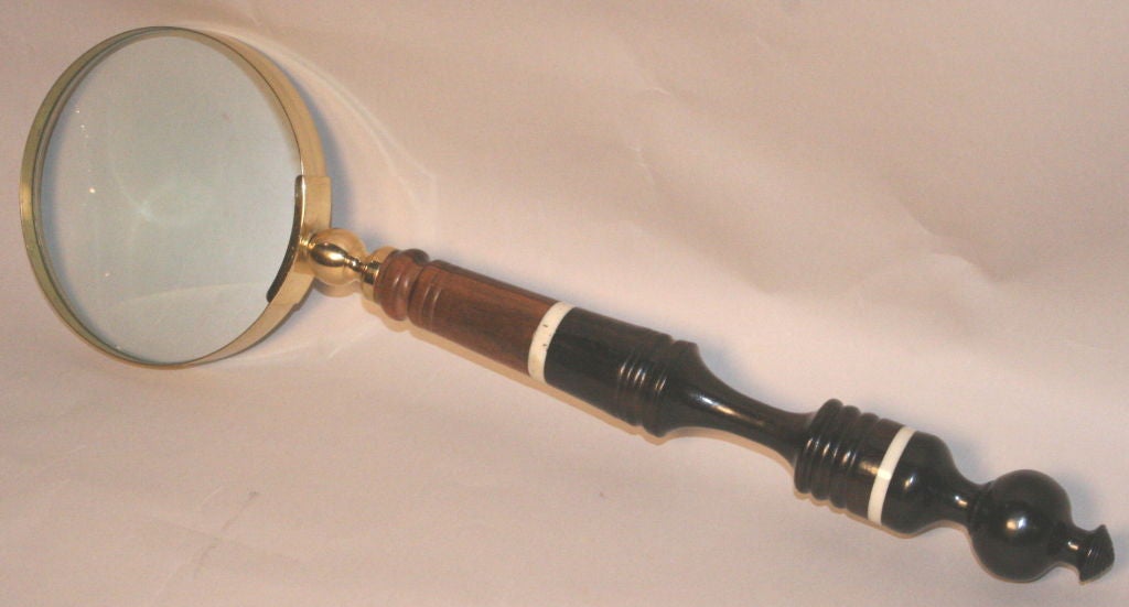 English Brass Magnifying Glass