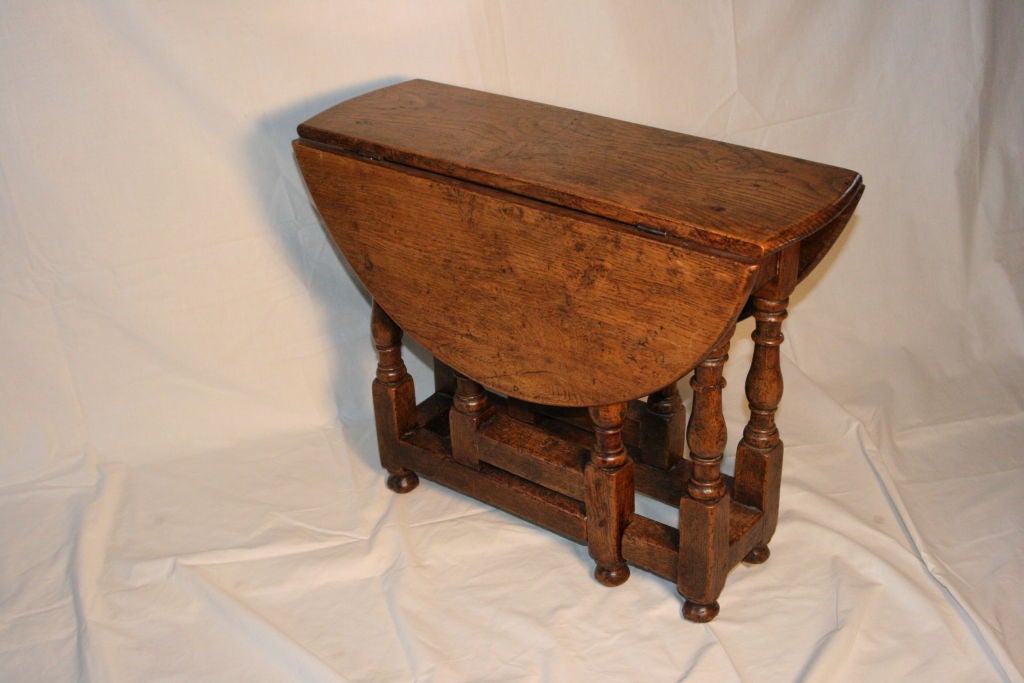 English oak low table.