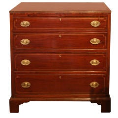 Commode géorgienne en acajou.