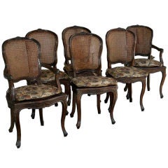 Set of 6 French Provincial Chairs