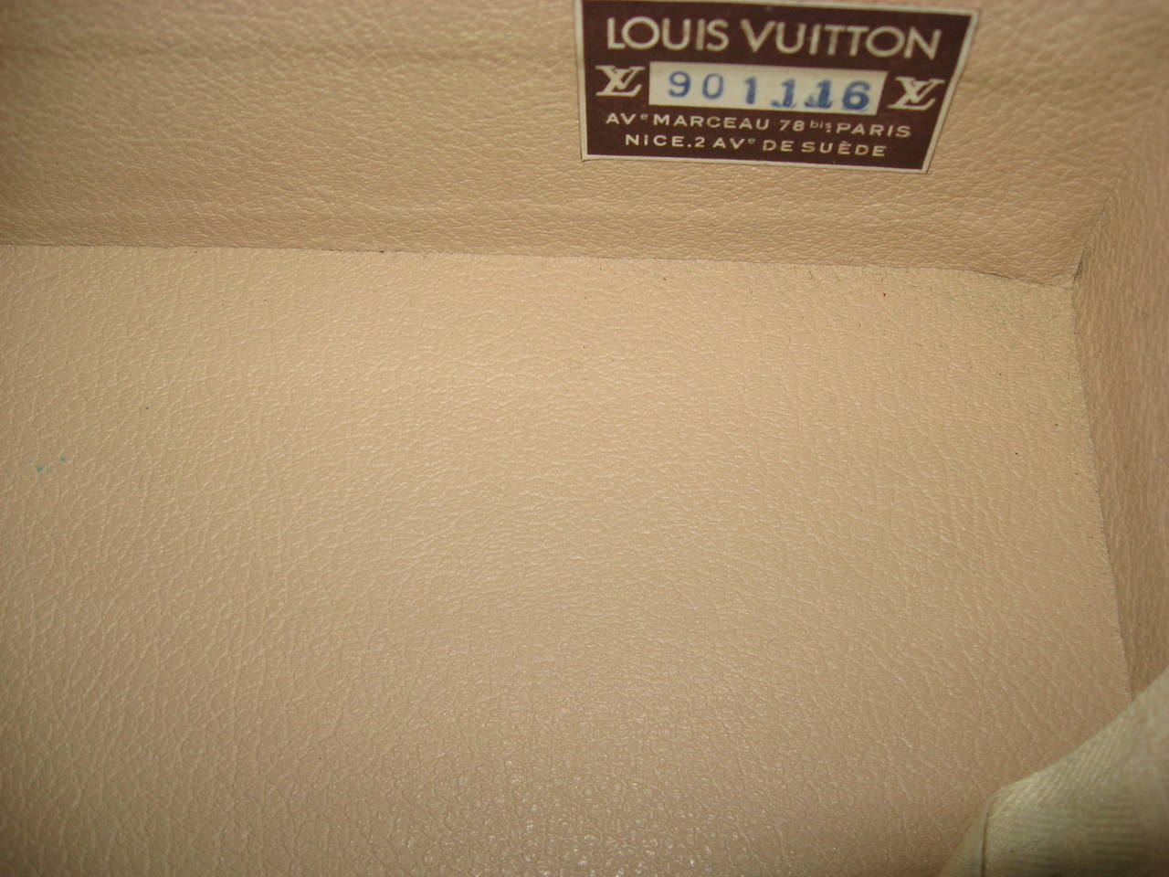 European Louis Vuitton Vintage Suitcase with Hangers