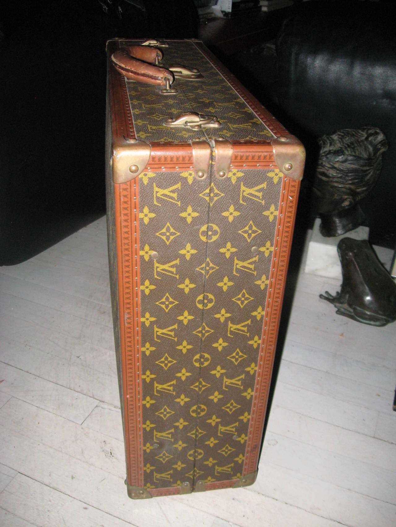 Mid-20th Century Louis Vuitton Vintage Suitcase with Hangers