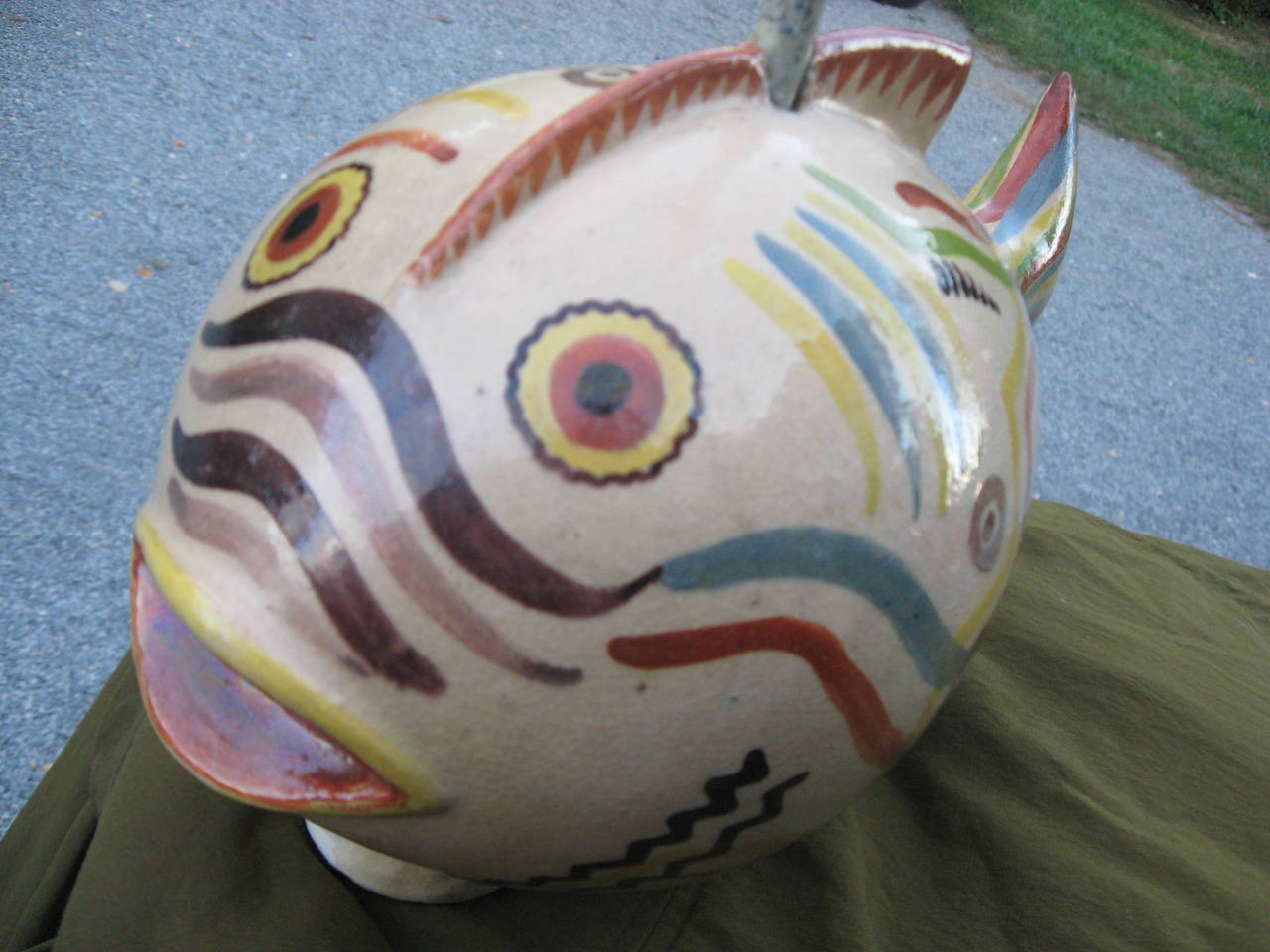 Européen Lampe à poisson Art Déco en vente