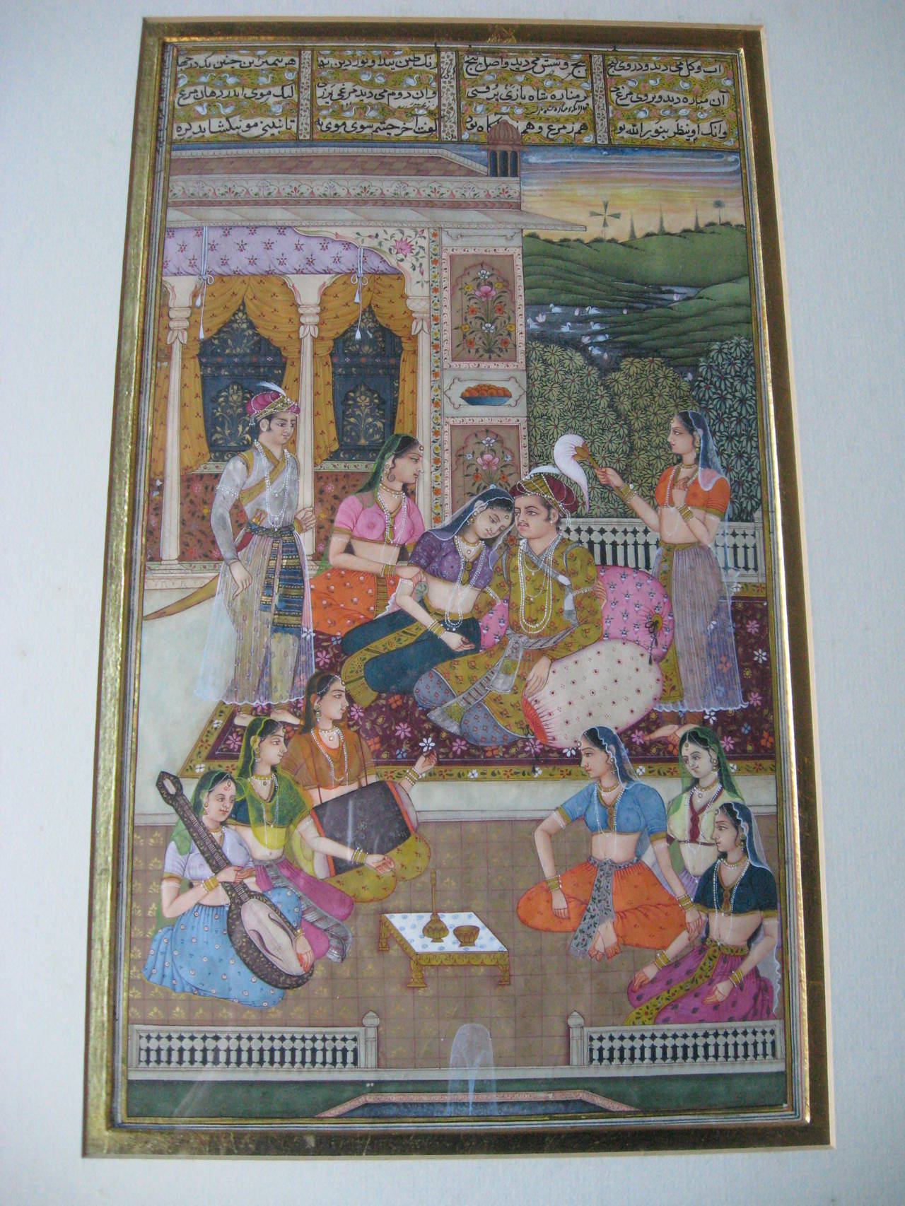 Set of Seven 19th Century Indian Miniature Paintings In Good Condition In Water Mill, NY