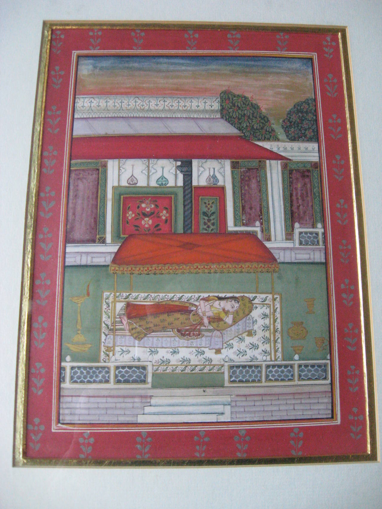 Asian Set of Seven 19th Century Indian Miniature Paintings