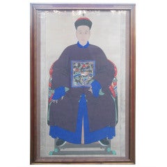 Pair of 19th Century Chinese Ancestral Portrait Paintings