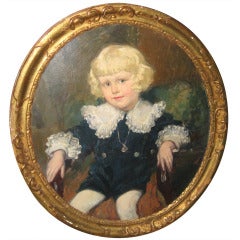 Oil Painting of a Young Boy 8