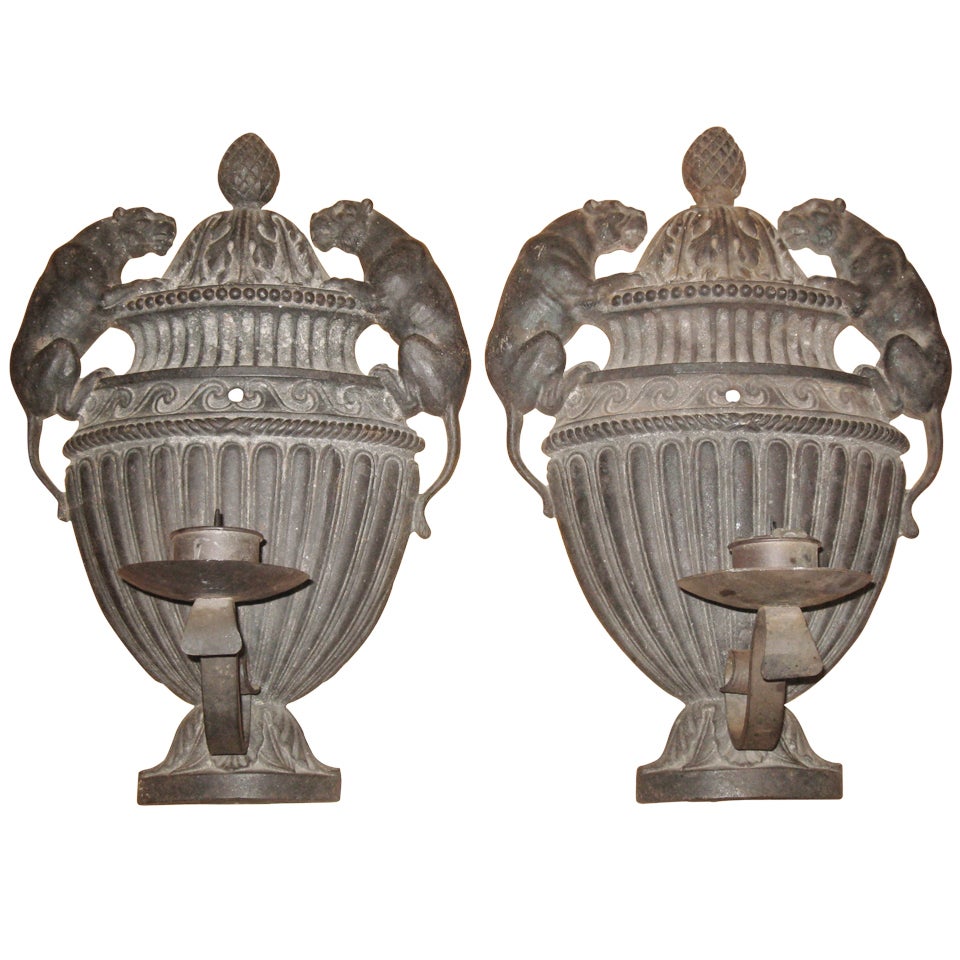 Pair of Neoclassical Style Sconces