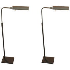 Koch & Lowy Vintage Adjustable Pair of Reading Lamps