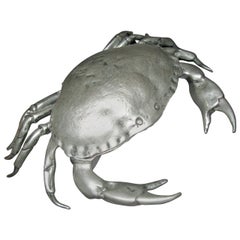 Cipolla Pewter Large Crab Caviar Dish and Spoon