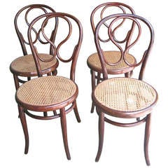 Gebruder Thonet Set of Four Chairs Gebruder Thonet Set of Four Chairs