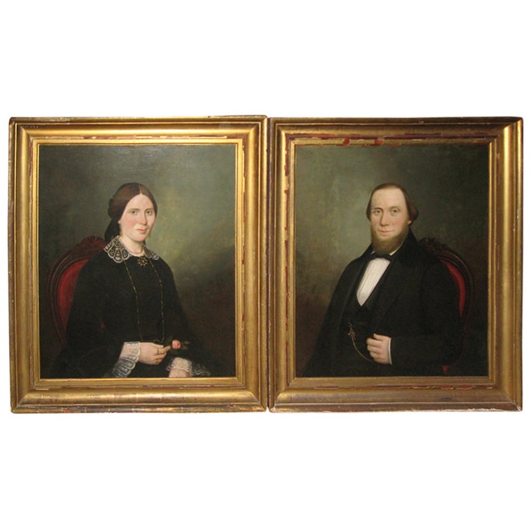 19th Century American Portraits For Sale
