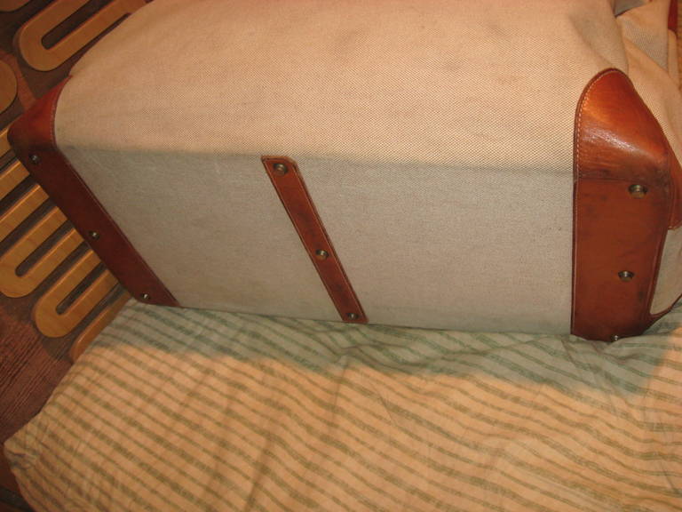 Leather Hermes 60cm Vintage Traveling Bag