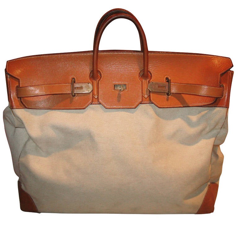 Hermes 60cm Vintage Traveling Bag at 1stdibs