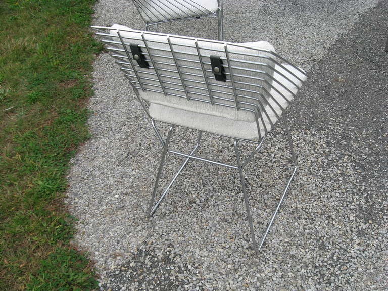 Verner Panton Mid-Century Modern Chrome Chairs In Excellent Condition In Water Mill, NY
