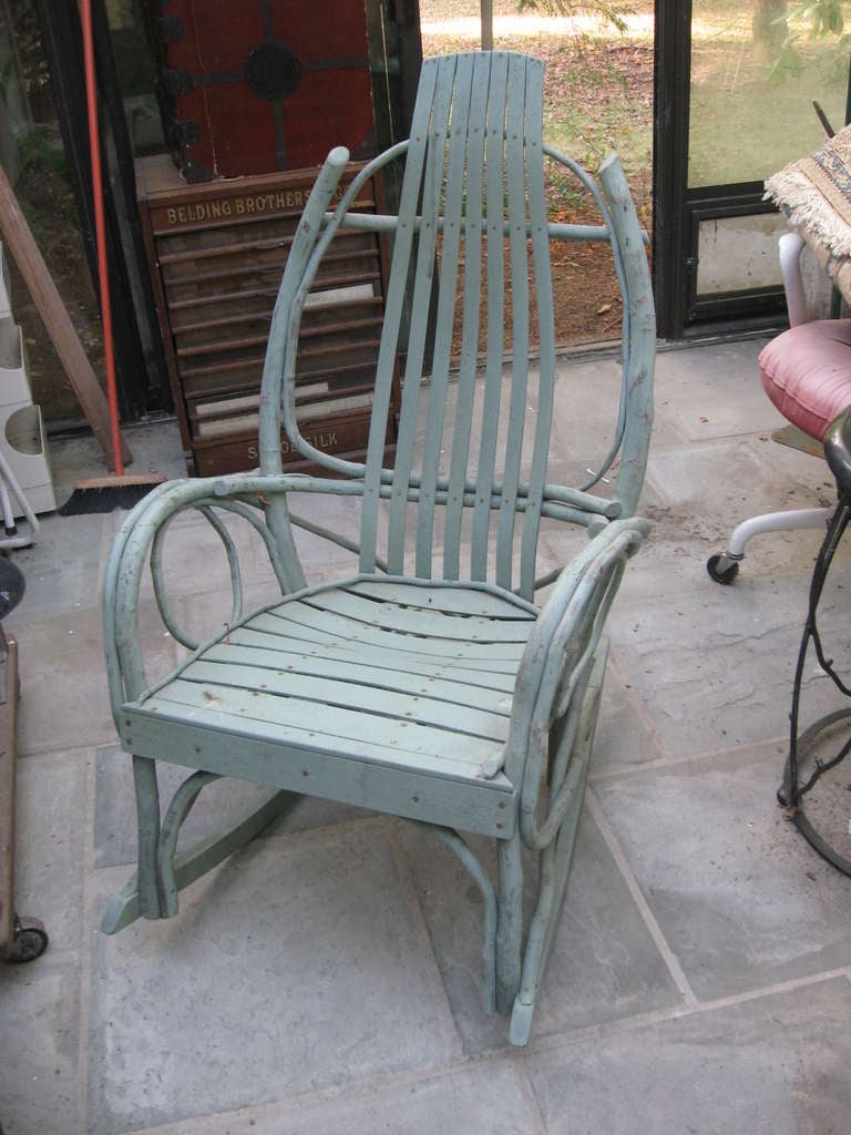 Americano Sedia a dondolo Adirondack di American Twig in vendita