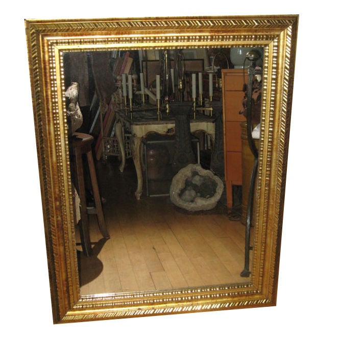 Antique Giltwood Mirror For Sale