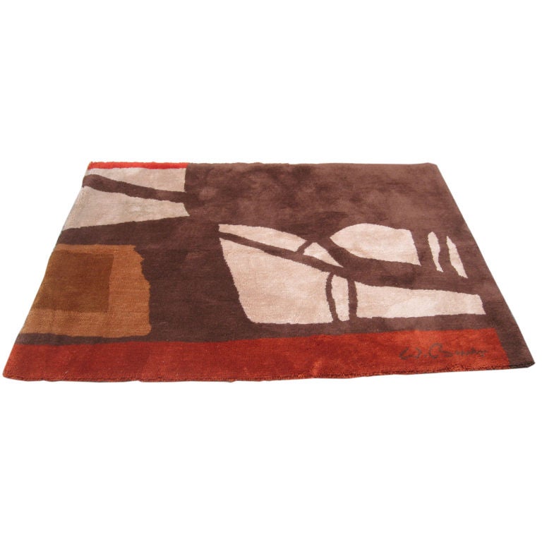 Tapis moderniste Wolf Bauer pour la zone en vente