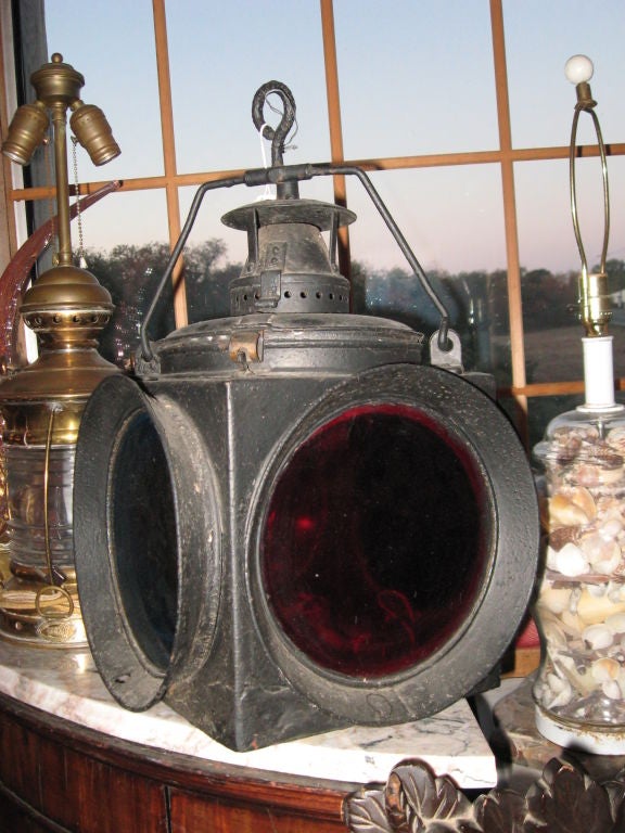 19th Century Antique Outdoor Entrance Lantern from Sag Harbor