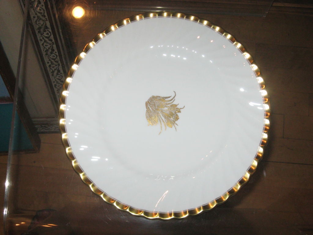 Minton Gold Crocus Bone China 15 Place Settings-Dinner-Salad-Bread&Butter-Cup&Saucer-plus additional 9 Salad Plates<br />
84 Pieces