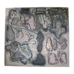 Abstract Oil Painting by Russell Christoffersen 1