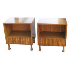 Midcentury Pr. of Night Stands/Side Tables by John Widdicomb