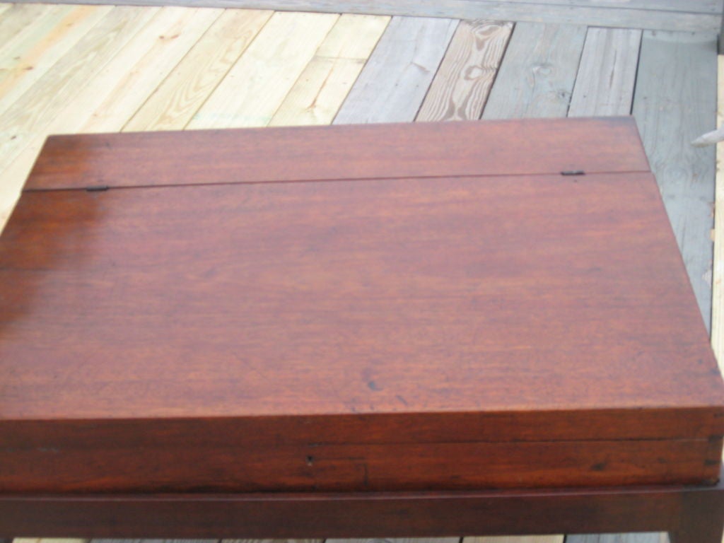 19th Century Document Box on Stand/Table For Sale 2