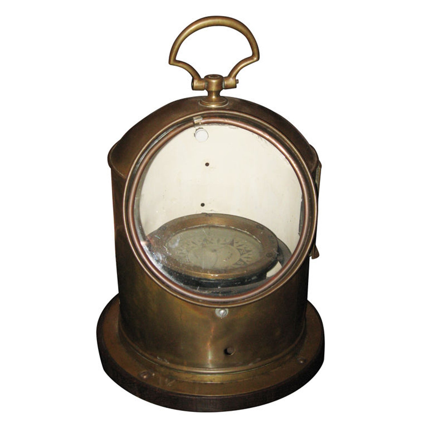 Antique Brass Ships Lantern Lamp For Sale at 1stDibs