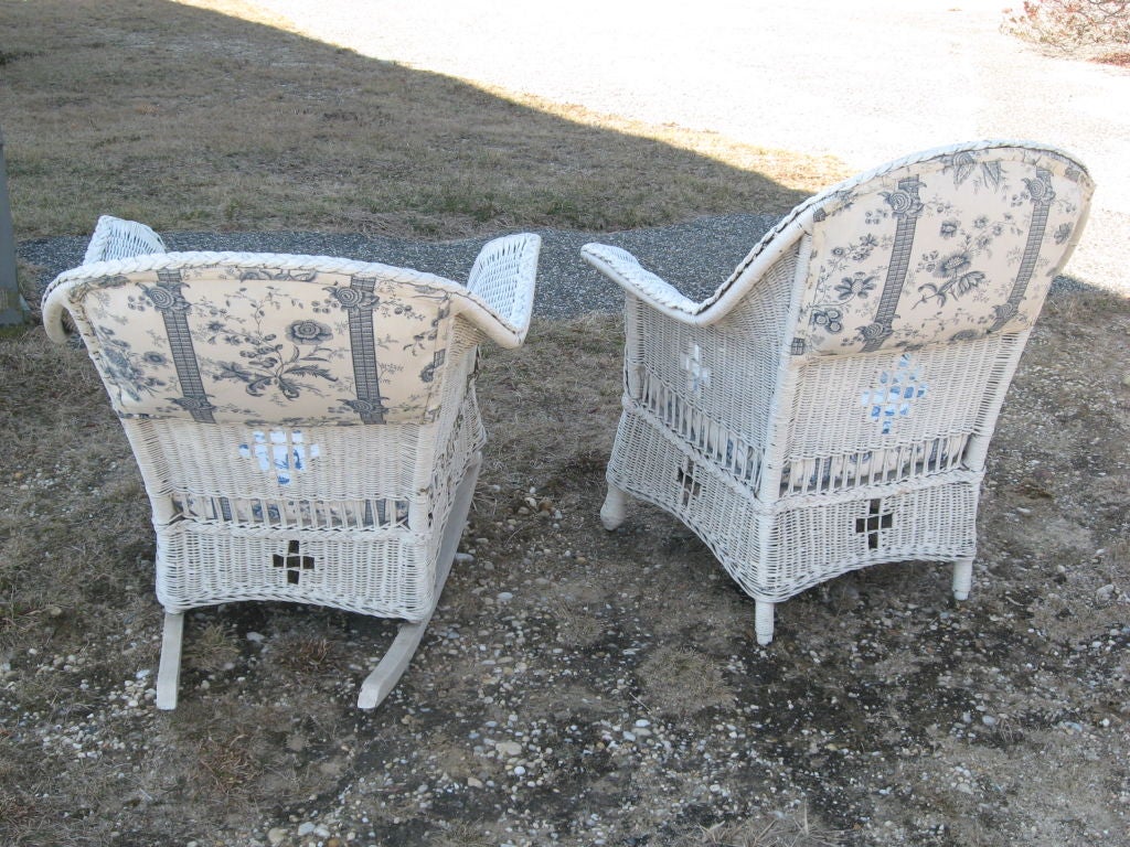 Bar Harbor  Wicker Set In Good Condition In Water Mill, NY