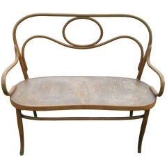 Thonet /J.J. Kohn Bentwood Love Seat