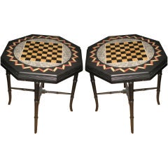 Pair of Pietra Dura Game Tables 3
