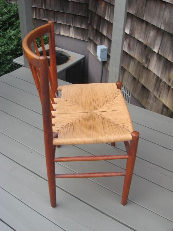 Midcentury Danish Modern Teak Dining Chairs by J. Baekmark In Excellent Condition In Water Mill, NY