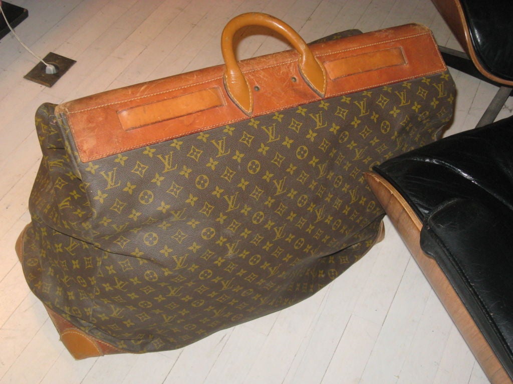 Mid-20th Century Vintage Louis Vuitton Steamer  Bag