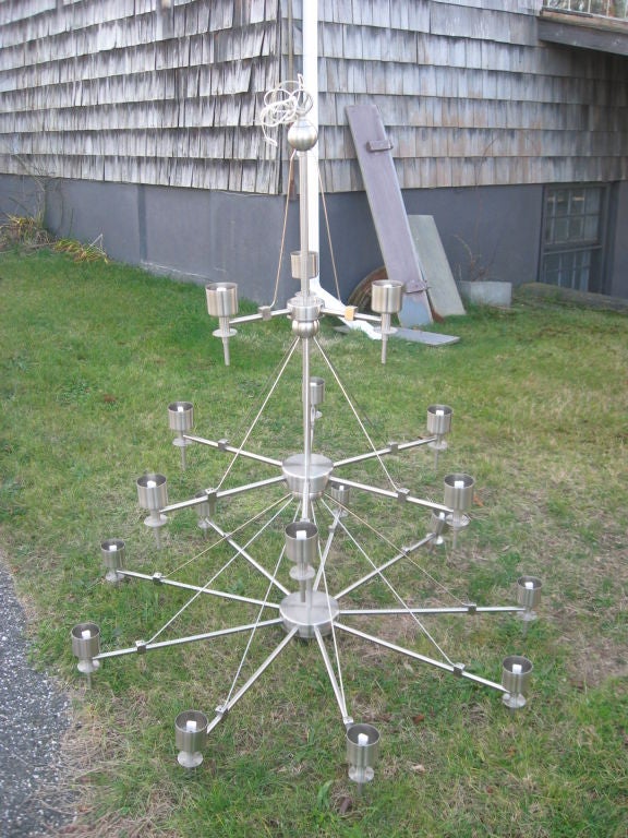 60" Monumental 18 Light  Modern Chandelier