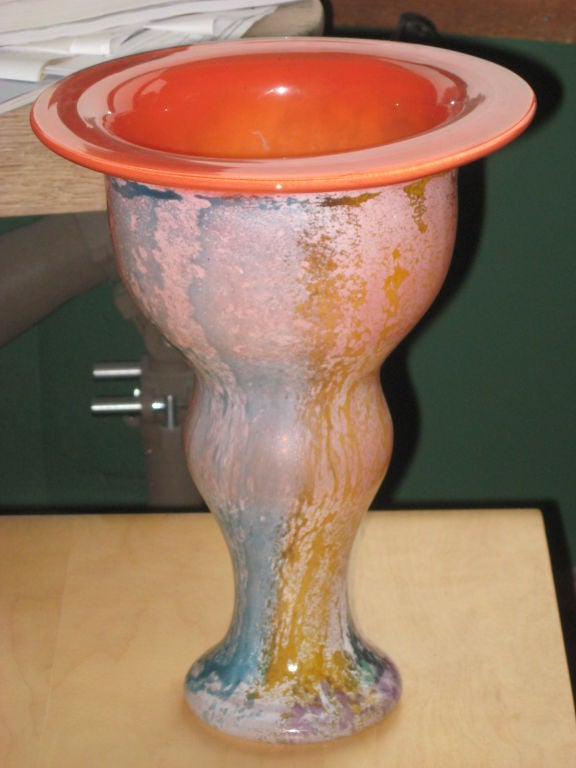 Vase en verre d'art de Kosta Boda Excellent état - En vente à Water Mill, NY