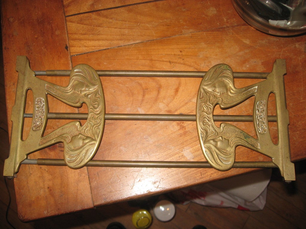 art nouveau book ends art nouveau book ends